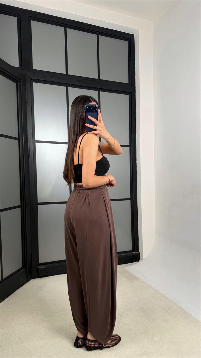 Kahve OYS Şalvar Pantolon GAUS-01309