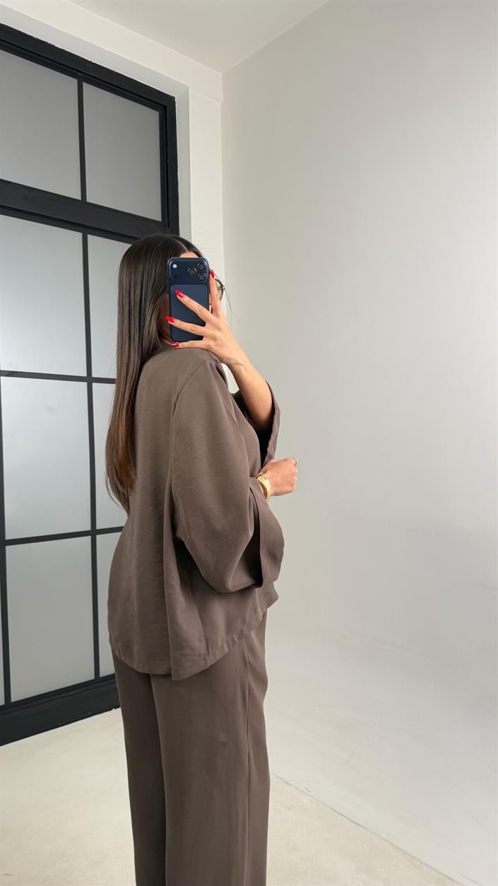 Kahve Püsküllü Muadil Modal Takım GAUS-00998