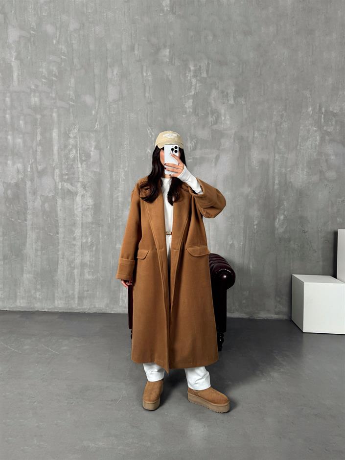 Diwi Kahve Astarlı Premium Kaban