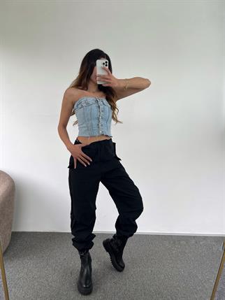 Denim Light Blue Top 