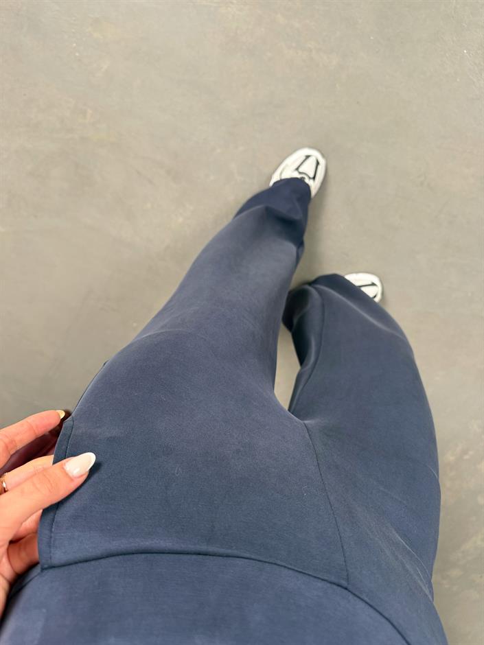 Rafel İndigo Mavi Oys Model Rahat Pantolon