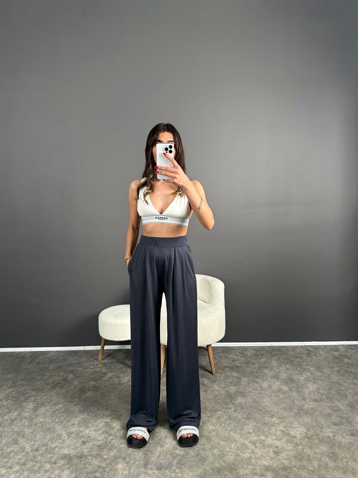 Anja Füme Pike Modal Kumaş Pantolon