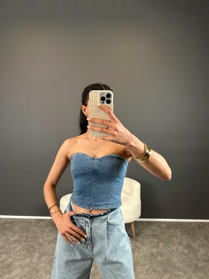 Kot Arkası Lastikli Straplez 