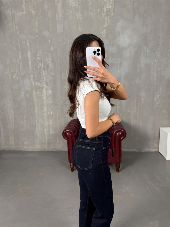 Shake Koyu Lacivert CS Muadil Flare Jean