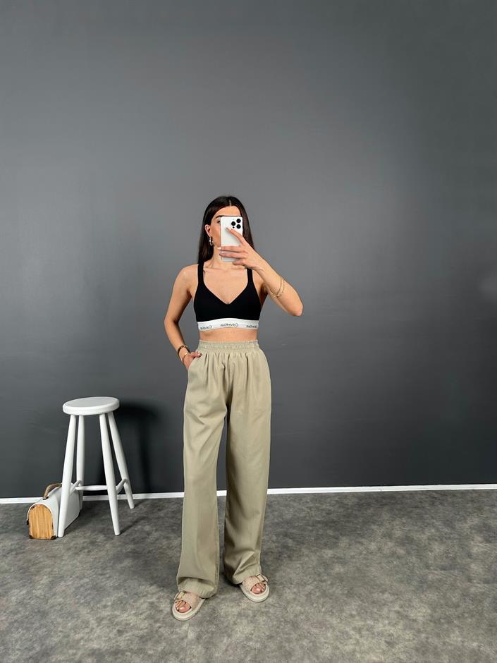 Jovia Haki Premium Gabardin Pantolon