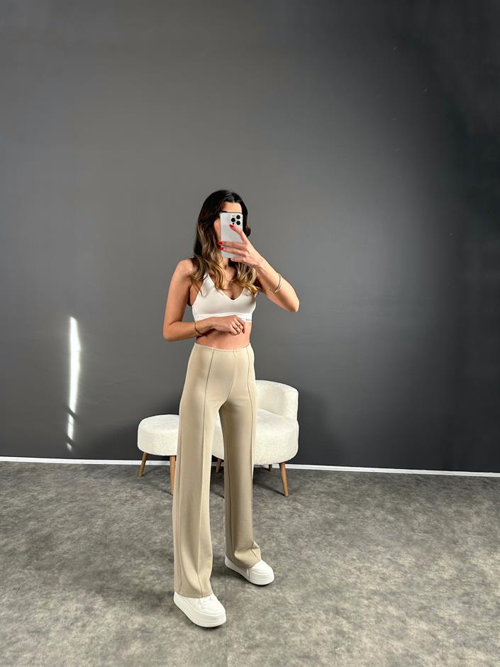 Taş Çımalı Modal Pantolon