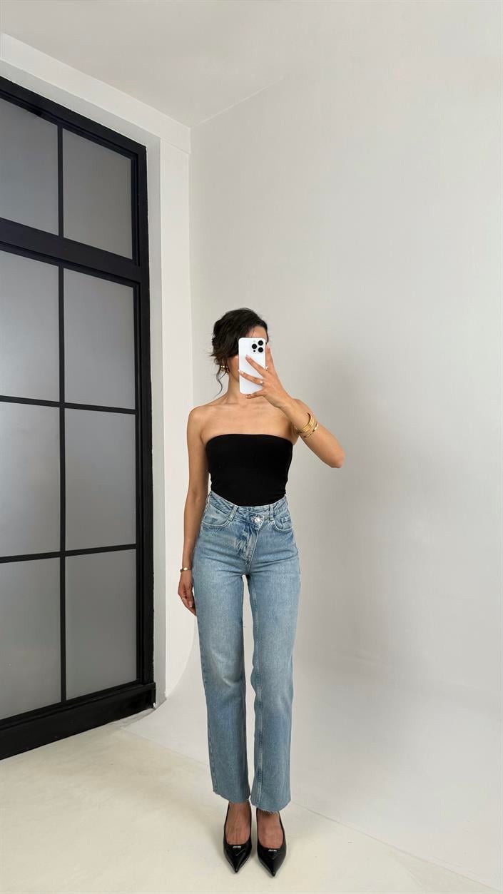 Mavi ZR Muadil Kesik Paça Straight Jean Gaus00637