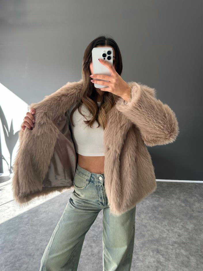 ZR Muadil Açık Vizon Viral Kürk