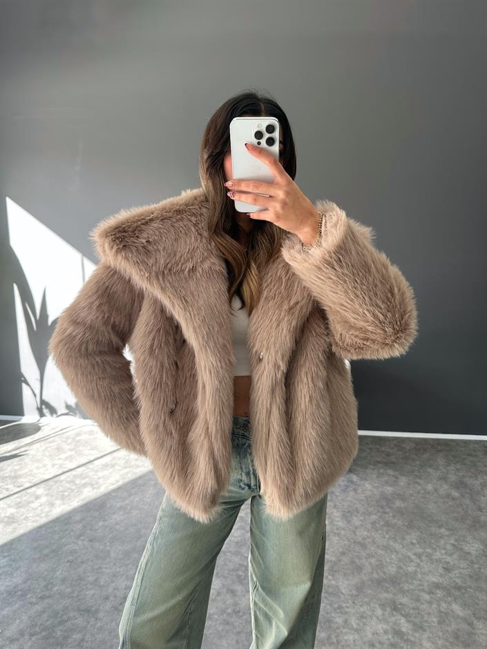 ZR Muadil Açık Vizon Viral Kürk