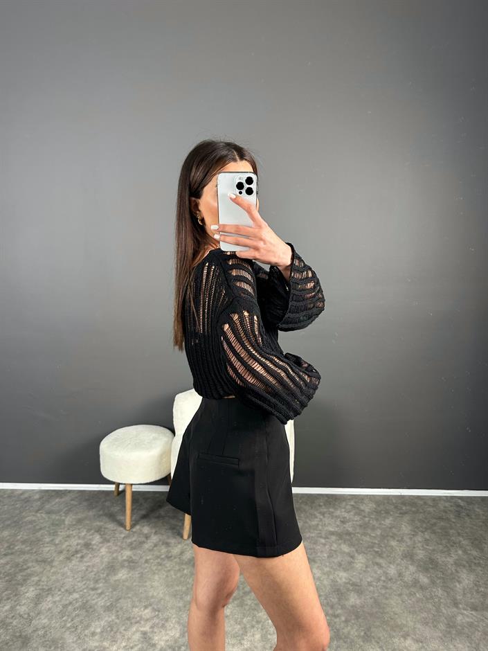 ZR Model Siyah Şort
