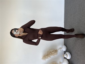 Eliza Kahverengi  İçi Şardonlu Tulum