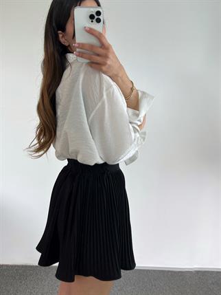 Elvira Piliseli İçi Şortlu Etek 