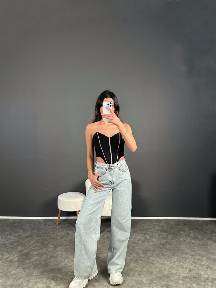 Lotta  Light Blue Wide Leg Jean