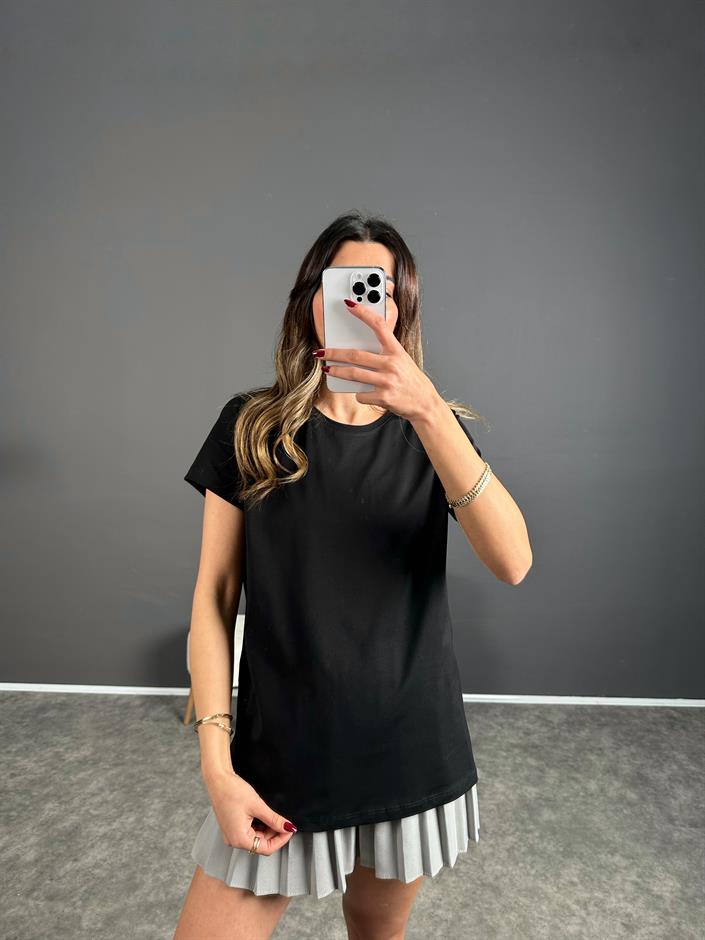 Siyah Basic Tshirt 