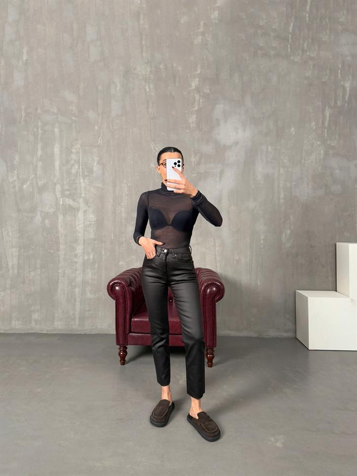 Zeland Kahve ZR Model Mumlu Kesik Paça Pantolon