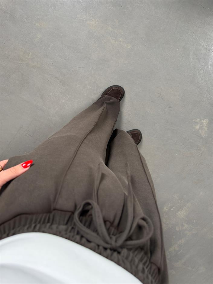 Vilde Acı Kahve Çımalı Yıkamalı Oys Muadil Pantolon