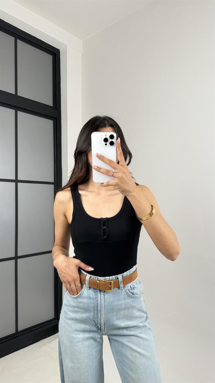 Siyah Basic Atlet Gaus00563