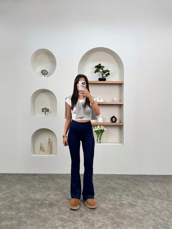 Vels Lacivert Oys Tiktk İspanyol Tayt