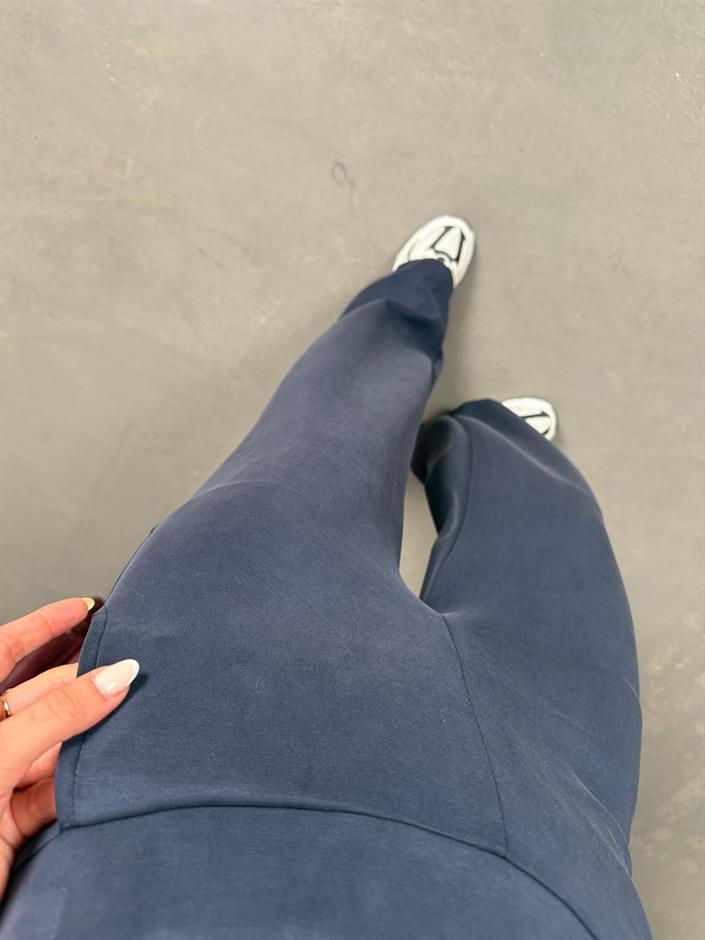 Rafel İndigo Mavi Oys Model Rahat Pantolon