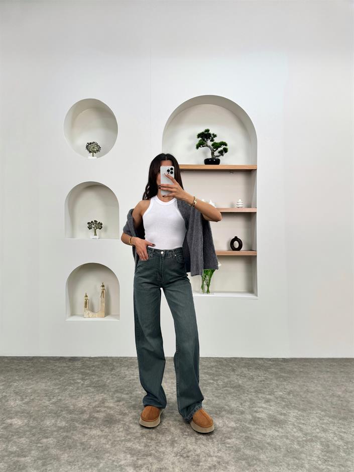 Aer Eskitme Straight Premium Tasarım Jean 