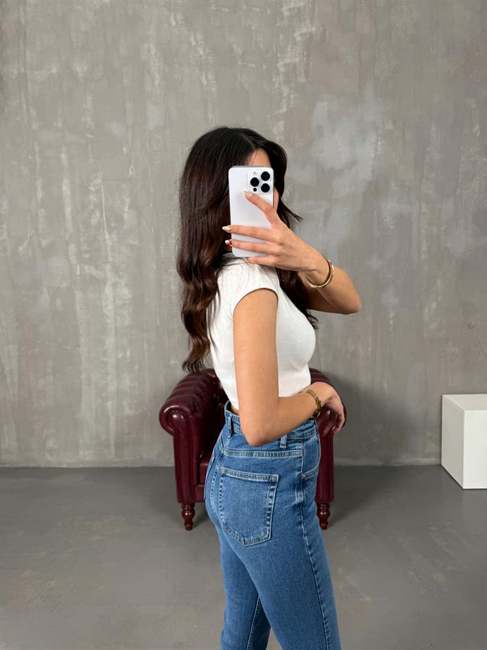 Shake Orta Mavi CS Muadil Flare Jean