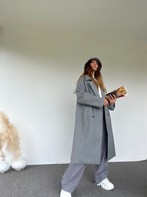 Gri Oversize Premium Kaban