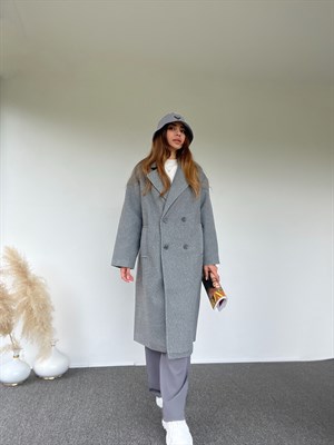 Gri Oversize Premium Kaban