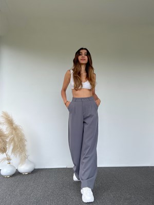 Gri Palazzo Pantolon
