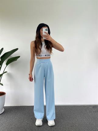 Guga Bebe Mavisi Çırt Çırt Bantlı Pantolon