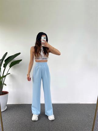 Guga Bebe Mavisi Çırt Çırt Bantlı Pantolon