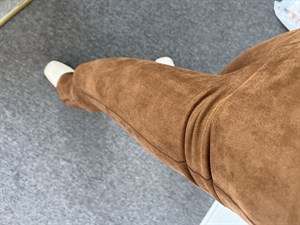 Kahverengi Süet İspanyol Pantolon