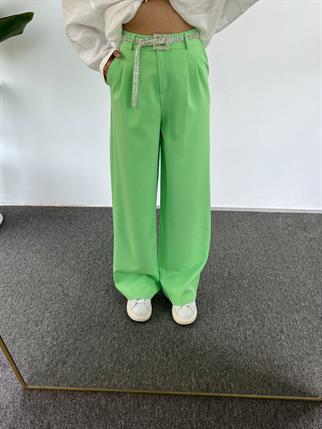 Kaj Yeşil Palazzo Pantolon