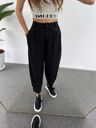 Kalida Siyah Şalvar Pantolon 