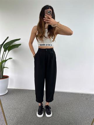 Kalida Siyah Şalvar Pantolon 