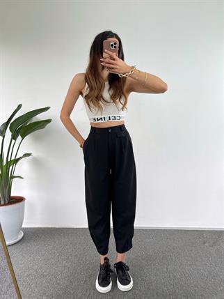 Kalida Siyah Şalvar Pantolon 