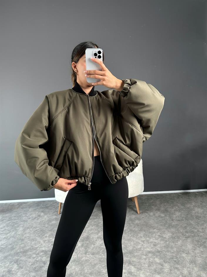 Kerry Haki Yarasa Kol Bomber Mont