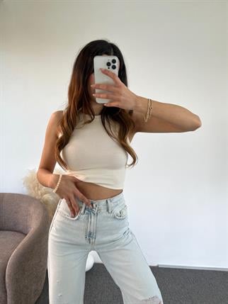 Krem Halter Crop