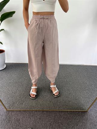 Larin Premium Nude Şalvar Pantolon