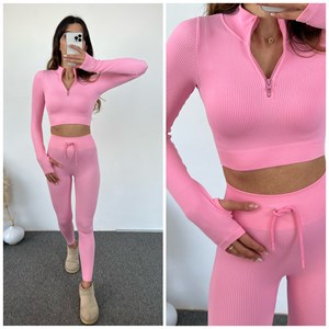 Lauz Pembe Fitilli Toparlayıcı İkili Takım