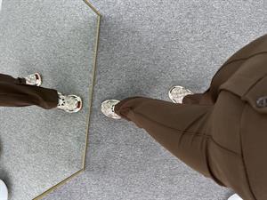 Lica Kahverengi Çımalı Kumaş Pantolon