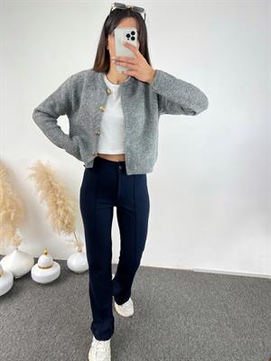 Lica Lacivert Çımalı Kumaş Pantolon 