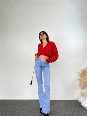 Mavi İspanyol Paça Jean 