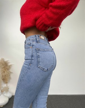 Mavi İspanyol Paça Jean 