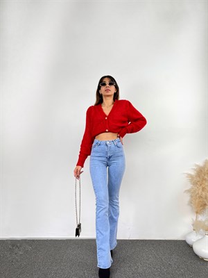 Mavi İspanyol Paça Jean 