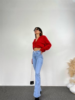 Mavi İspanyol Paça Jean 