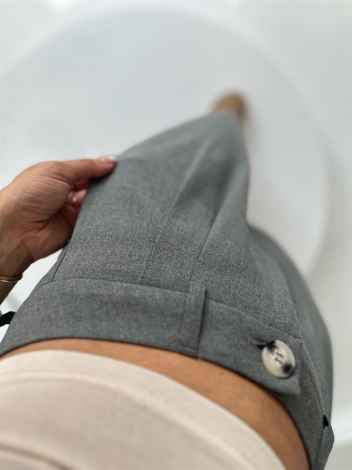 MD Gri Palazzo Pantolon