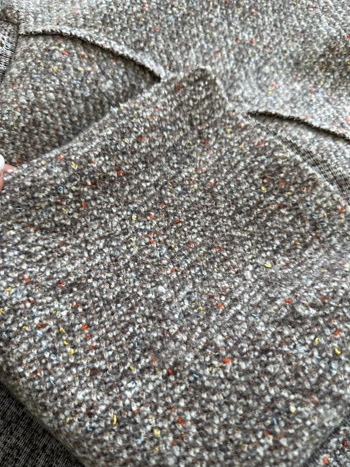 Mirela Kahve Kuşaklı Kaşe Kaban