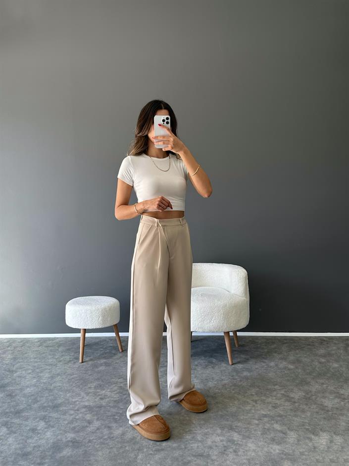 Moves Taş Yandan Düğmeli Pantolon