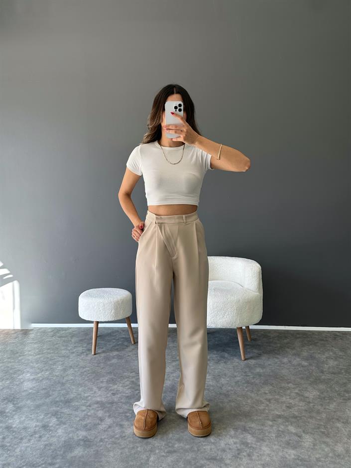 Moves Taş Yandan Düğmeli Pantolon