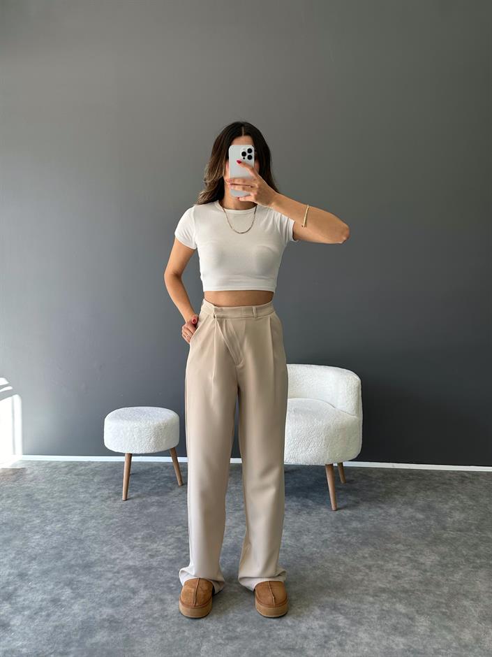 Moves Taş Yandan Düğmeli Pantolon